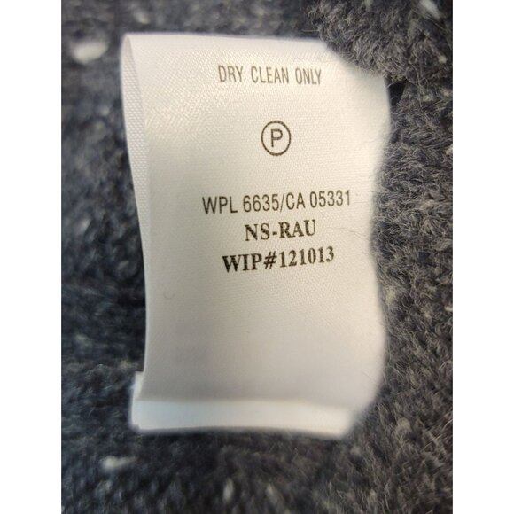 Woolrich Womens Sweater Vest 2XL Knit Zip Front Ribbed Nordic Pattern Lambs Wool - Picture 6 of 8